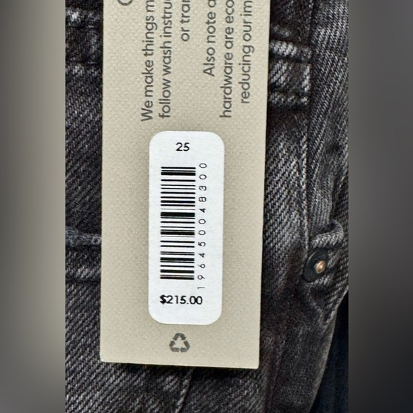 Hudson Jeans NWT SZ 25 Harlow Ultra High-Rise Cigarette Ankle Jean Faded Black - Picture 10 of 15